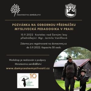 Odborná přednáška - myslivecká pedagogika v praxi
